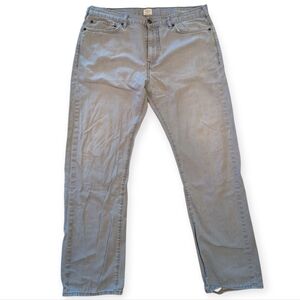 🌹3/15🌹DOCKERS Light Grey Straight Fit Jeans 36x32